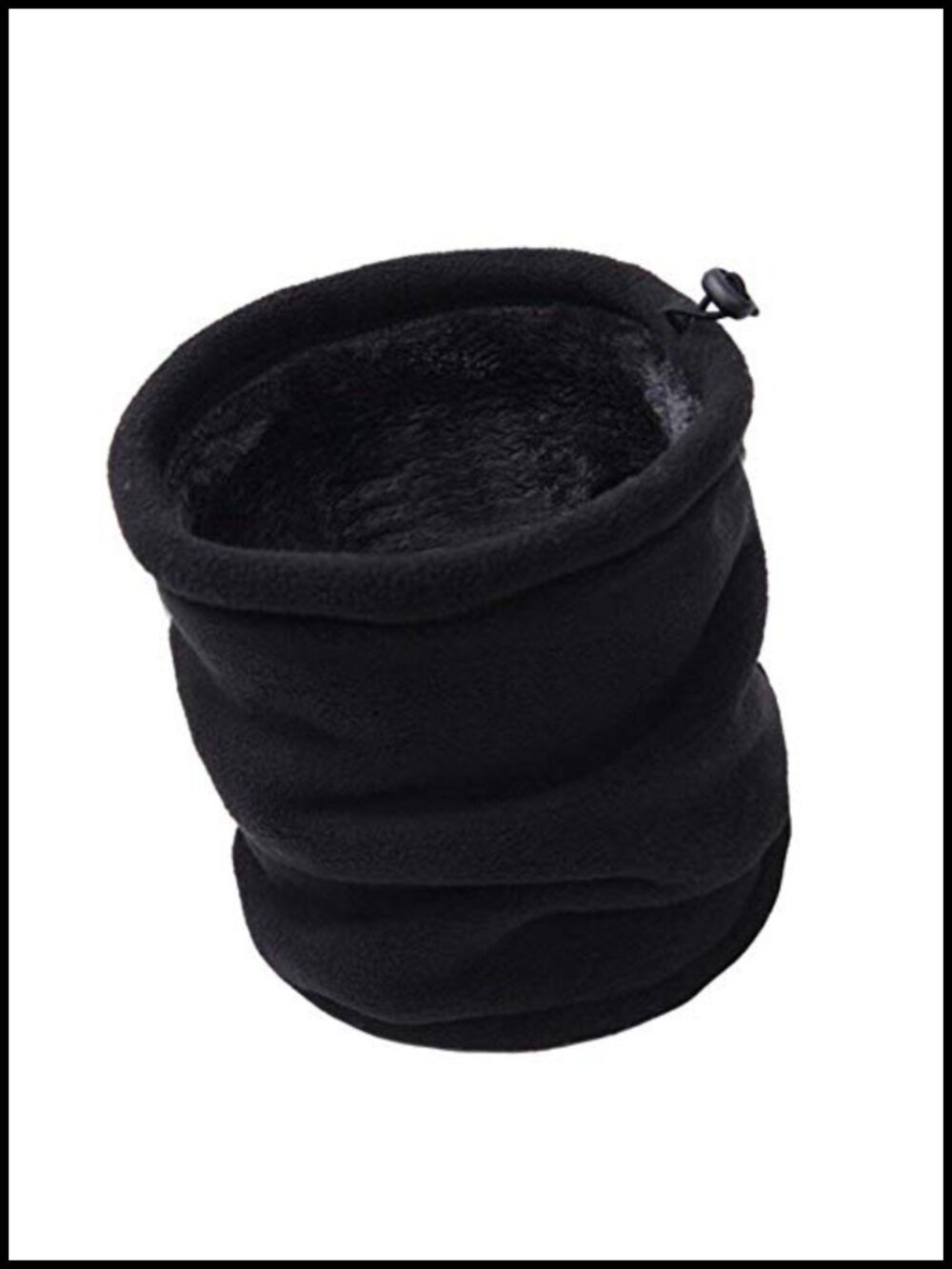 Fleece Neck Warmer 3 in 1 Scarf for Men Women, Outdoor Winter Snood